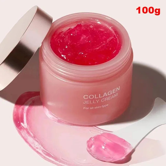 Collagen Jelly Face Cream Soft SPA Nourishing Moisturize Face Shrinks Pores Remove Comedones Jelly Essence Korean Skin Care