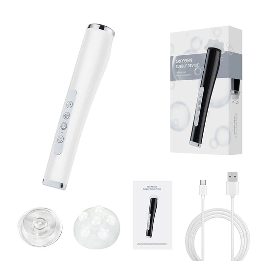 Oxygen Bubble Pen CO2 Oxygen Portable Facial Machine CO2 Gel Facial Skin Care Device Facial SPA CO2 Bubble Oxygen Beauty Machine