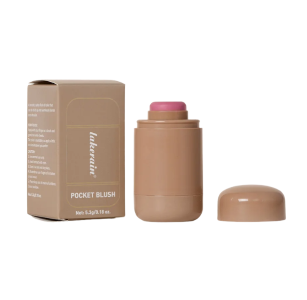 Multi-use Blush Stick For Lips Cheek Long-lasting Hydrating Highlights Brighten Soft Natural Flush Cream Blush Stick
