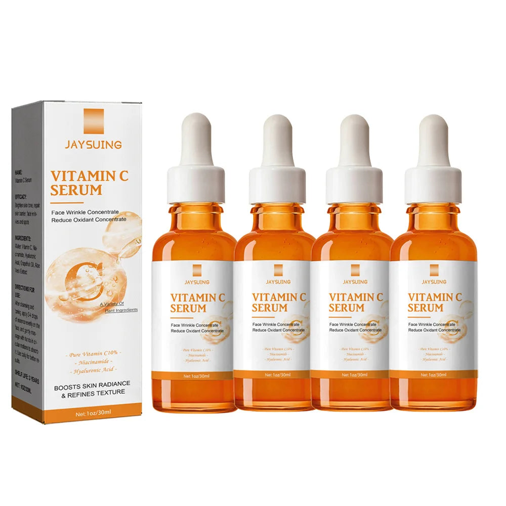 Vitamin C Wrinkle Remover Face Serum Lifting Firming Fade Fine Lines Anti-aging Essence Brighten and Nourish Skin Care