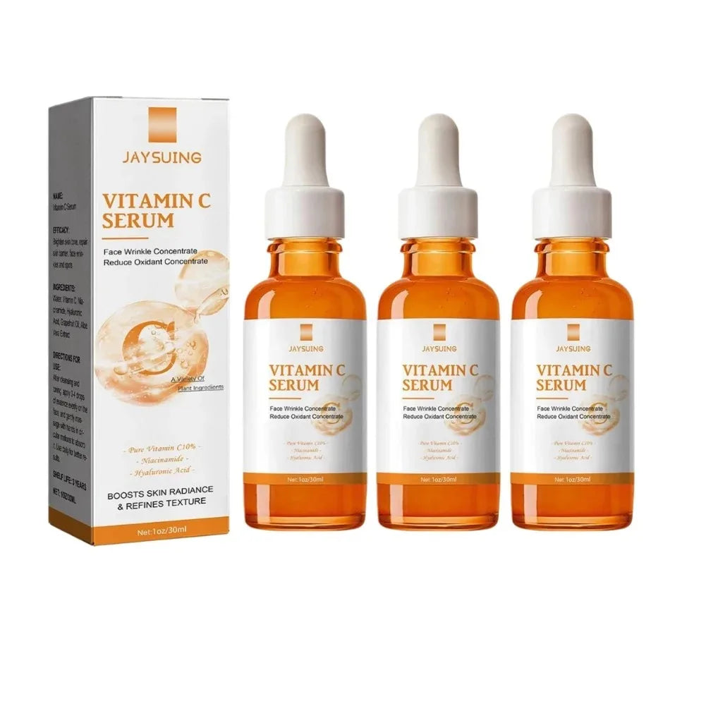 Vitamin C Wrinkle Remover Face Serum Lifting Firming Fade Fine Lines Anti-aging Essence Brighten and Nourish Skin Care